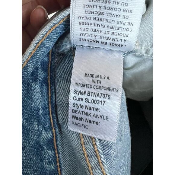 SLVRLAKE Beatnik Ankle Jeans Pacific 26” - Picture 8 of 10